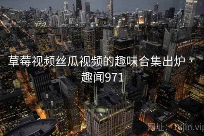 草莓视频丝瓜视频的趣味合集出炉 · 趣闻971