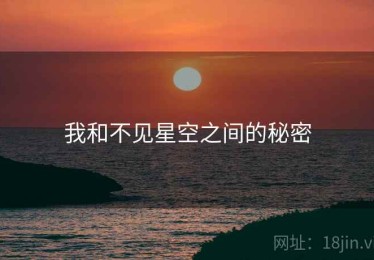 我和不见星空之间的秘密 我和不见星空之间的秘密