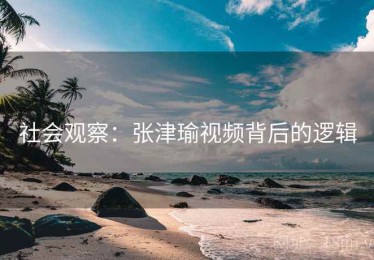 社会观察:张津瑜视频背后的逻辑 社会观察:张津瑜视频背后的逻辑