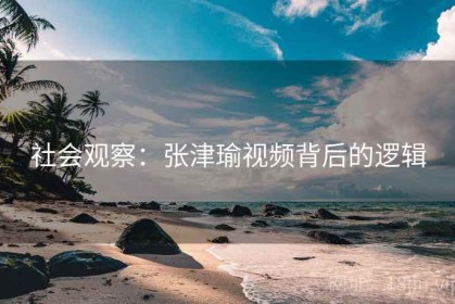 社会观察：张津瑜视频背后的逻辑