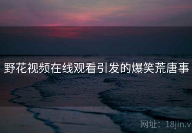 野花视频在线观看引发的爆笑荒唐事 野花视频在线观看引发的爆笑荒唐事