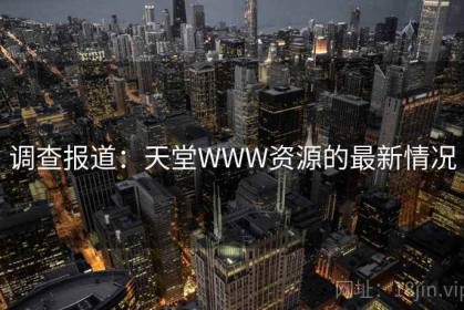 调查报道：天堂WWW资源的最新情况